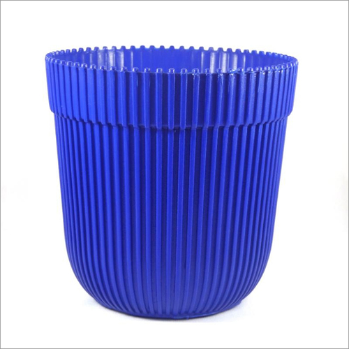 Blue Rim Pot